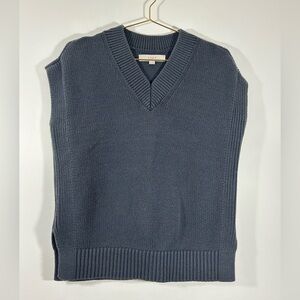 LOFT Women’s Gray V-Neck Sweater Vest